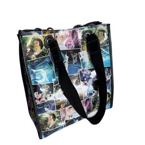 VTG Y2K Disney Tote Bag Movie Scene Alice Snow White Cinderella Tinker Bell